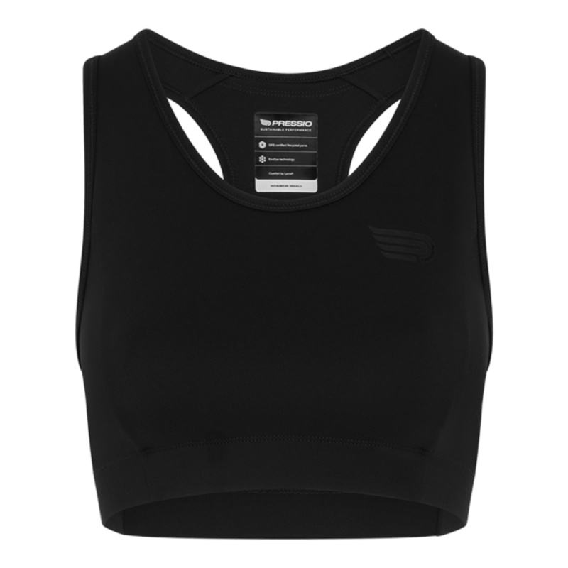 Women's Sustain Long Line Crop Bra Thumbnail